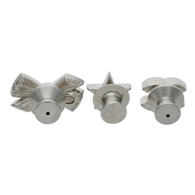 Chanel A22 Coco Mark 3-piece Stone Brooch Men's