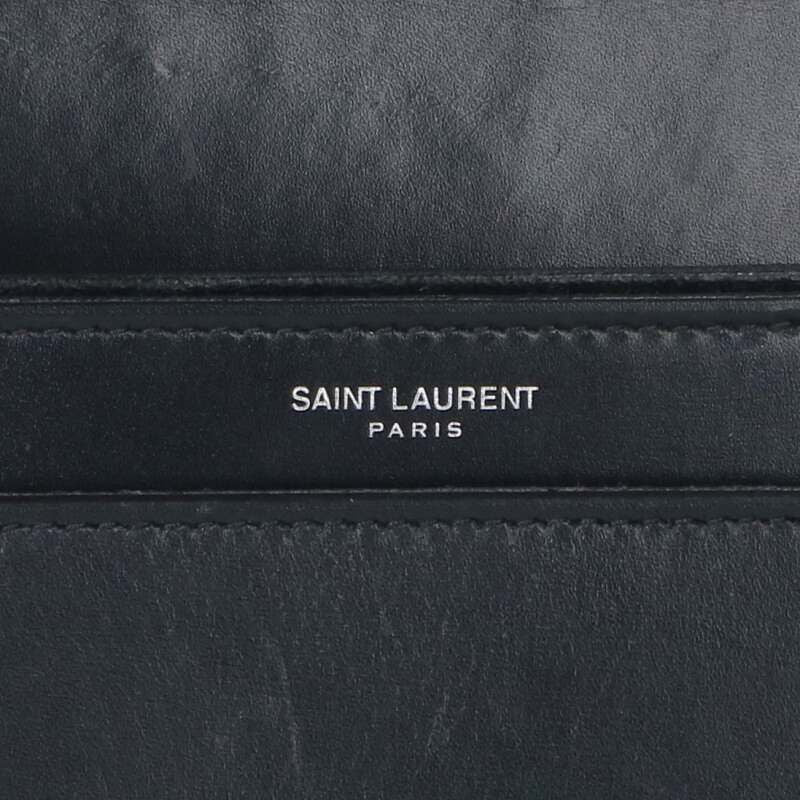 Saint Laurent Paris Solferino Cassandra Logo Calf Leather Flap Shoulder Bag