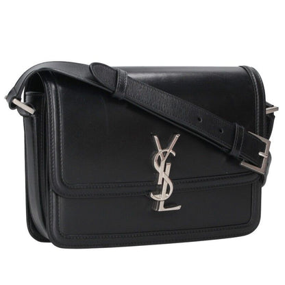 Saint Laurent Paris Solferino Cassandra Logo Calf Leather Flap Shoulder Bag
