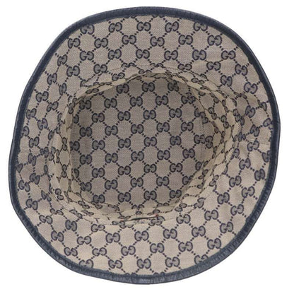 Gucci 700851 GG Canvas Horsebit Reversible Bucket Hat Men's