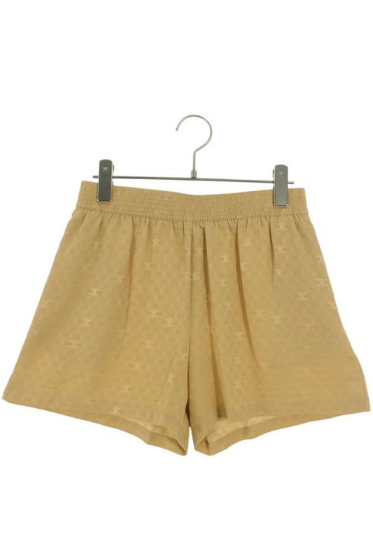 Celine 2p711779r Macadam All-over Silk Half Pants Women 34