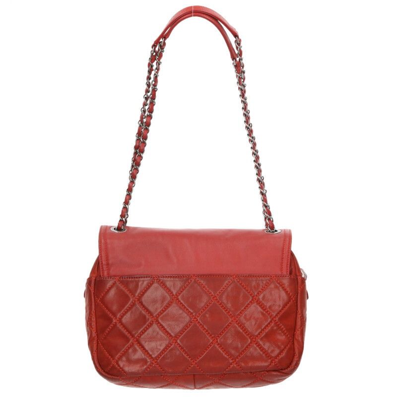 Chanel Quilted Switch Flap Lambskin Chain Shoulder Bag Women's