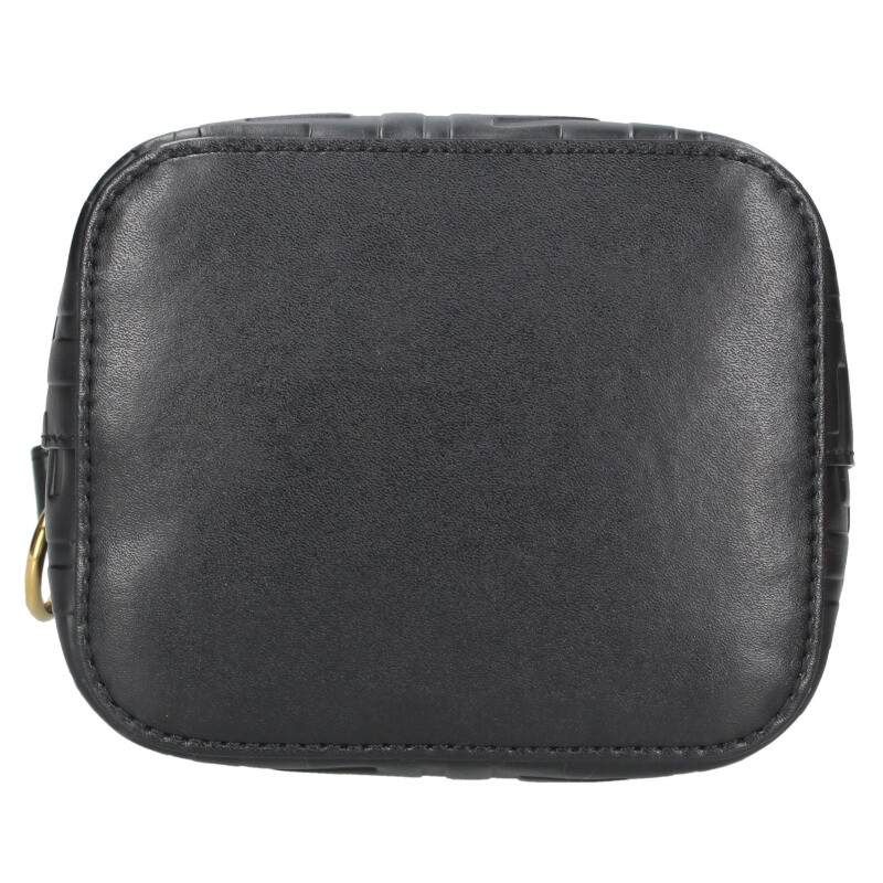 Fendi 8bs010 Montresor FF Logo Embossed Scuff Zar Shoulder Bag Women