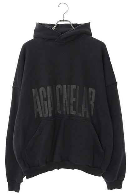 Balenciaga 803265 Trva2 Vintage Finish Pullover Hoodie Men's XXS