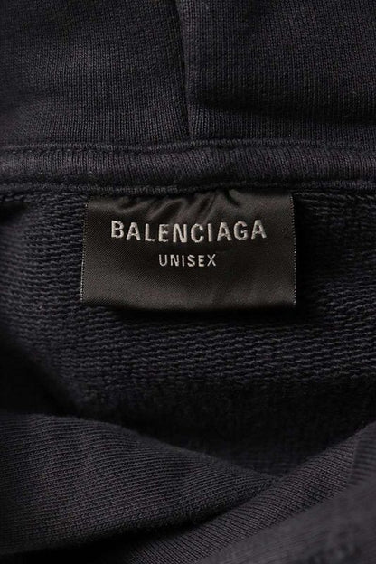 Balenciaga 803265 Trva2 Vintage Finish Pullover Hoodie Men's XXS