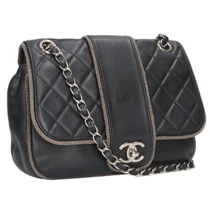 Chanel Matelasse Lambskin Chain Shoulder Bag For Men