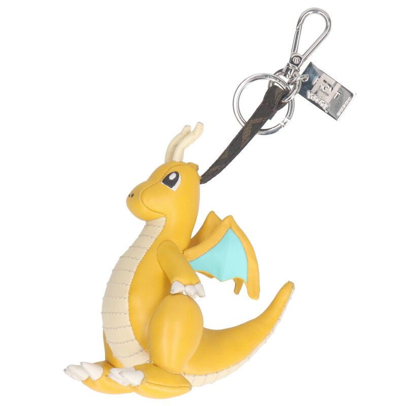 Fendi X Fragment Design Fragment Design 7as257 Leather Character Charm Men's