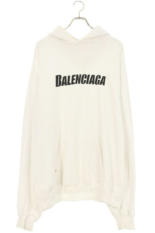 Balenciaga 729361 Tnvl2 Crushed Pullover Hoodie Men's XS