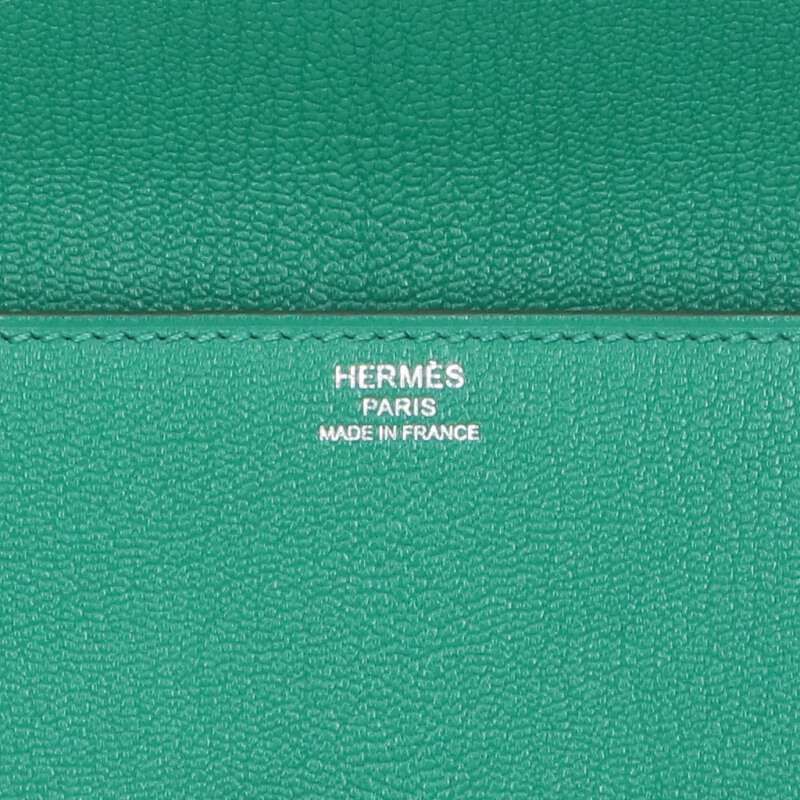 Hermes Sinetic Chevre A Engraved Svhardware Clutch Bag Men's