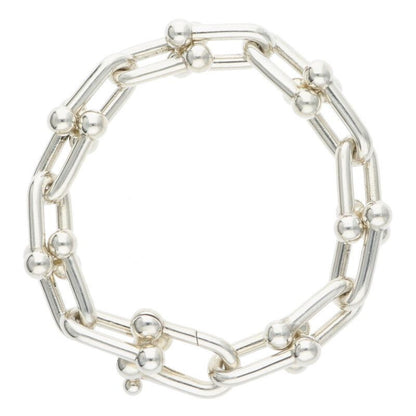 Tiffany & Co Hardwear Hardware Large Link Silver Bracelet Men's M
