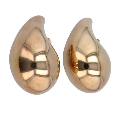 Bottega Veneta 720038vahu08120 18k Gold Polished Large Drop Earrings Men's Large