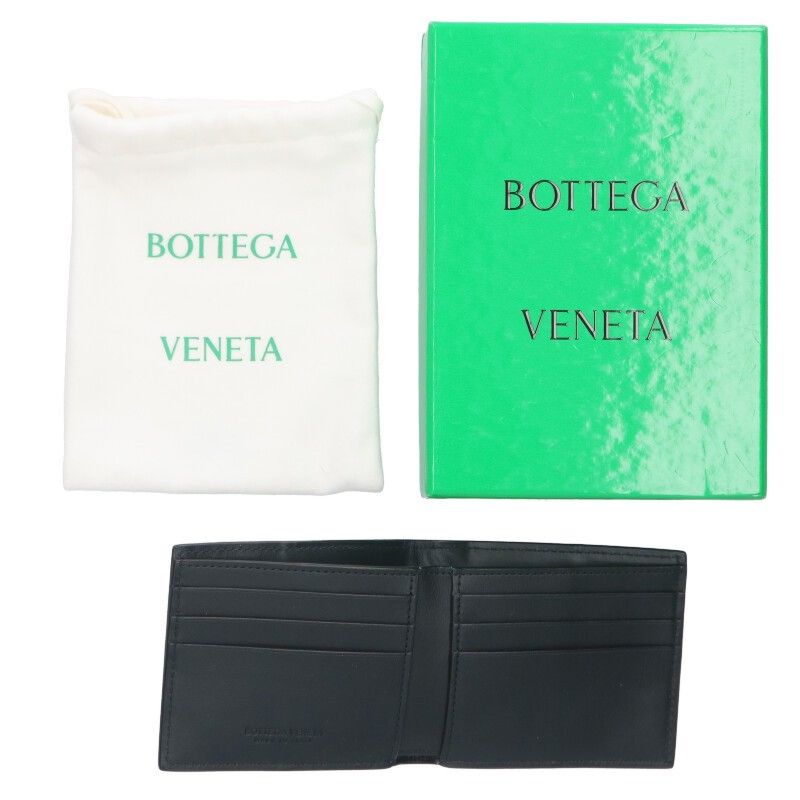 Bottega Veneta Intrecciato Fold Leather Wallet Men's