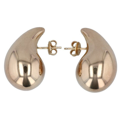 Bottega Veneta 716783vahu08120 18k Gold Polished Drop Earrings Women's Small