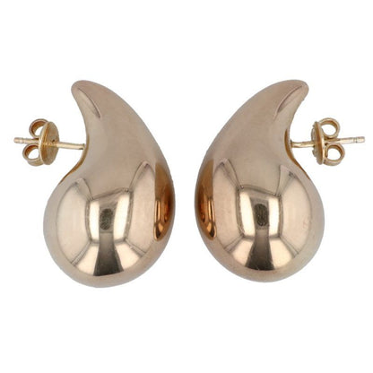 Bottega Veneta 716783vahu08120 18k Gold Polished Drop Earrings Women's Small