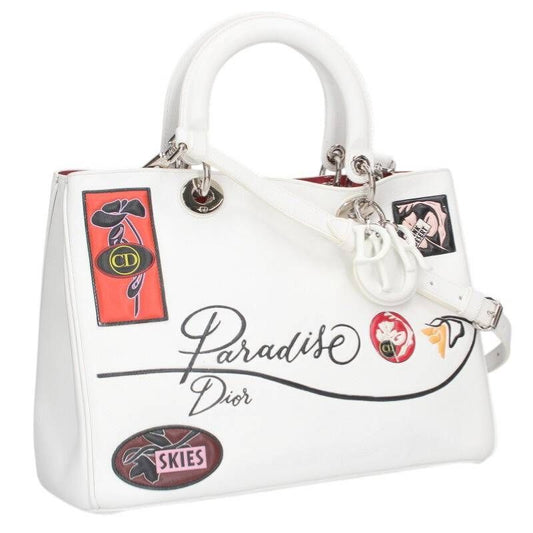 Christian Diorissimo 2wayleather Handbag For Men