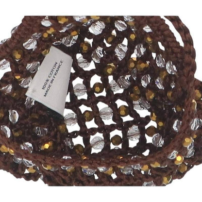 Celine Crochet Silk Pearl Mini Shoulder Bag Women