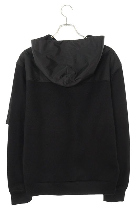 Prada Ujl04c S000 11JE Re-nylon Cotton Fleece Parka Men's S