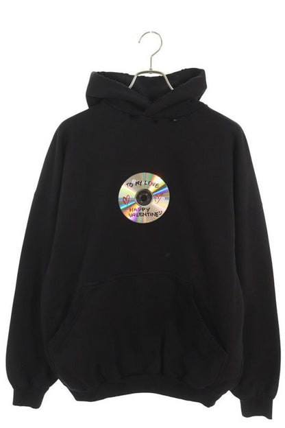 Balenciaga 739024 Tqve5 Valentine CD Damaged Pullover Hoodie Men's 1