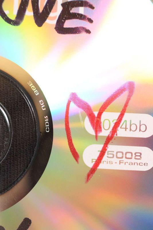 Balenciaga 739024 Tqve5 Valentine CD Damaged Pullover Hoodie Men's 1