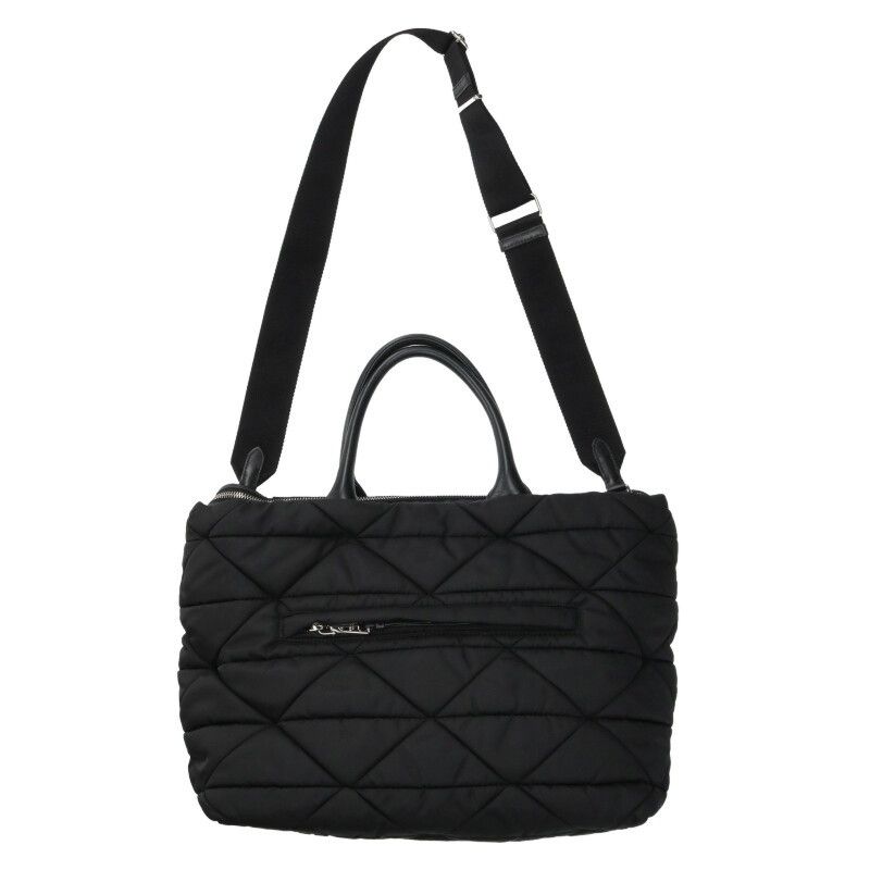 Prada 1bg435 Triangle Logo Plate Padded 2WAY Tote Bag Women's