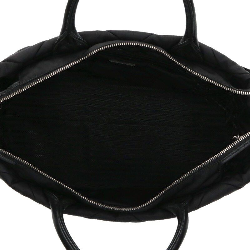 Prada 1bg435 Triangle Logo Plate Padded 2WAY Tote Bag Women's