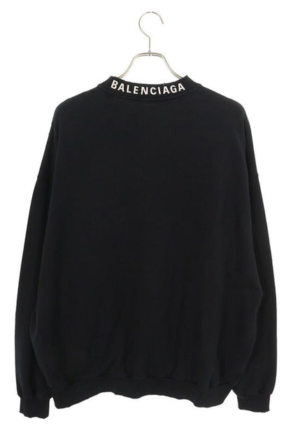 Balenciaga 745007 Tovf3 Crushed Neck Logo Crewneck Sweatshirt Men's 2