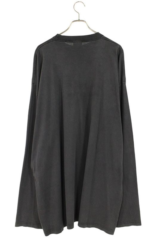 Balenciaga 22AW 720250 Tnvd8 Logo Embroidery Crew Neck Long Sleeve Cut And Sewn