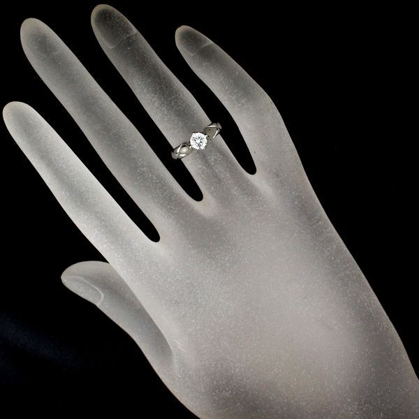 Chanel Matelasse Diamond 040ct F-vvs2-vg Ring Pt950
