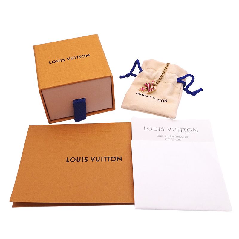Louis Vuitton Bracelet Women's Brand Bracelet LV Iconic Gold Pink M1138a