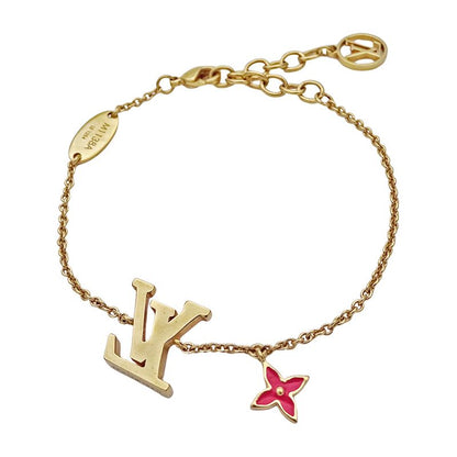 Louis Vuitton Bracelet Women's Brand Bracelet LV Iconic Gold Pink M1138a