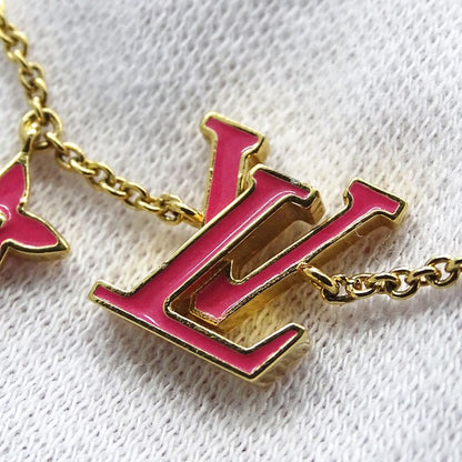Louis Vuitton Bracelet Women's Brand Bracelet LV Iconic Gold Pink M1138a