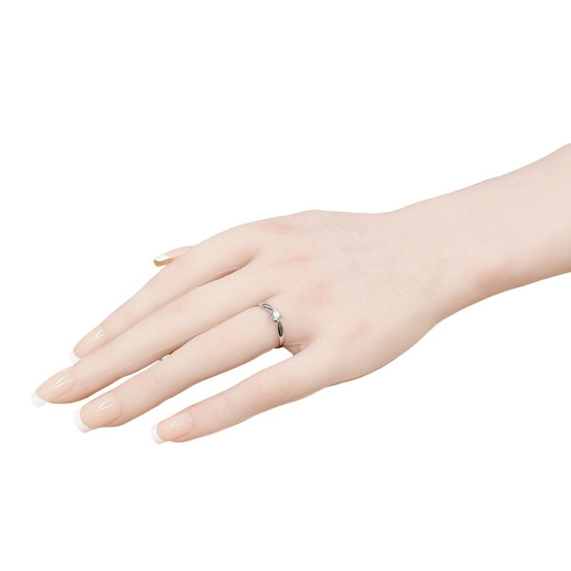 Tiffany & Co 72039742 X01270560 Pt950 D0.27ct Ring #10.5 Ring Tiffany & Co