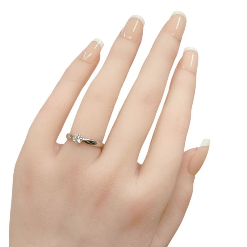 Tiffany & Co 72039742 X01270560 Pt950 D0.27ct Ring #10.5 Ring Tiffany & Co