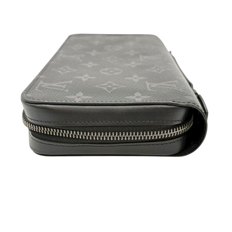 3479 Louis Vuitton Long Wallet Zippy XL M61698 Monogram Eclipse LV Wallet Black