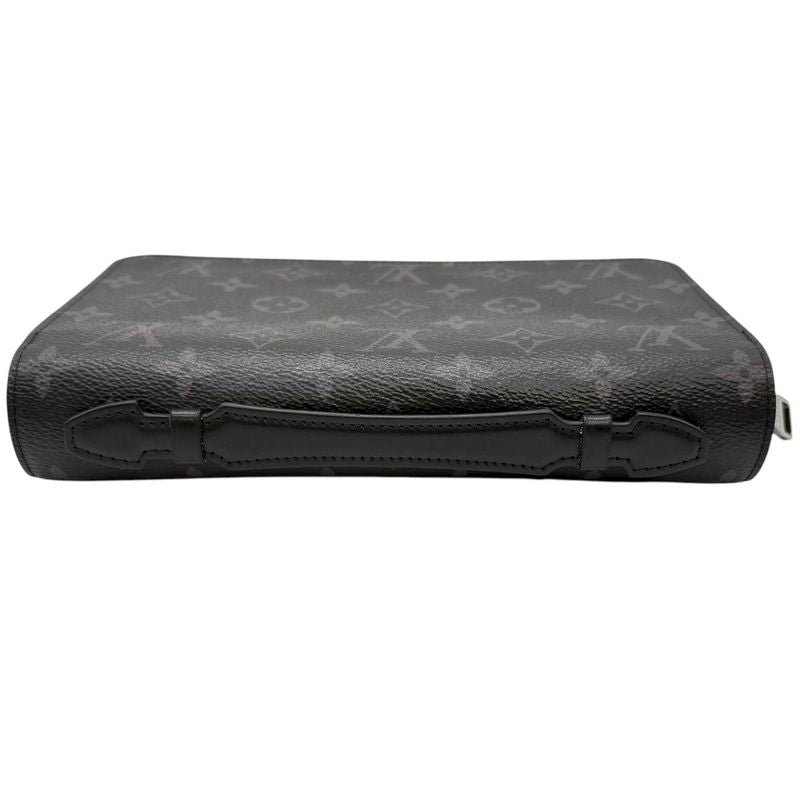 3479 Louis Vuitton Long Wallet Zippy XL M61698 Monogram Eclipse LV Wallet Black