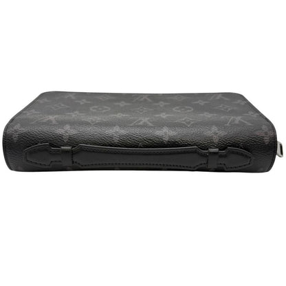 3479 Louis Vuitton Long Wallet Zippy XL M61698 Monogram Eclipse LV Wallet Black