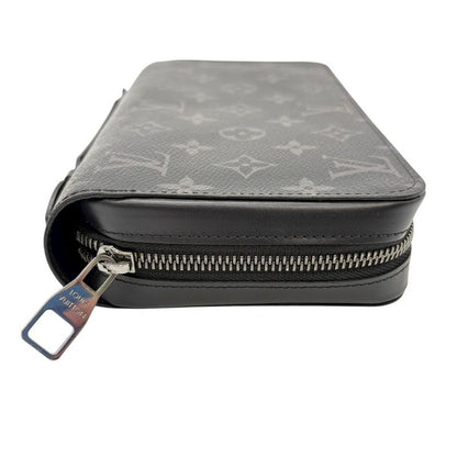3479 Louis Vuitton Long Wallet Zippy XL M61698 Monogram Eclipse LV Wallet Black