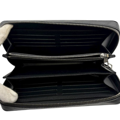 3479 Louis Vuitton Long Wallet Zippy XL M61698 Monogram Eclipse LV Wallet Black