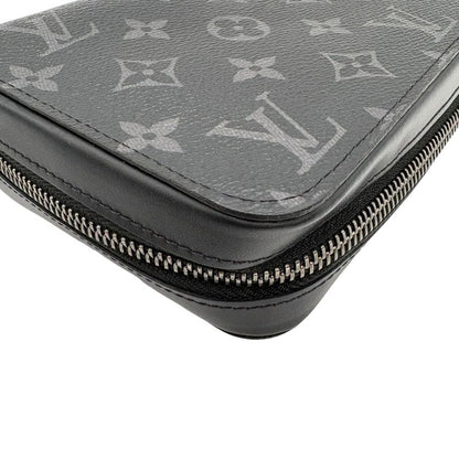 3479 Louis Vuitton Long Wallet Zippy XL M61698 Monogram Eclipse LV Wallet Black