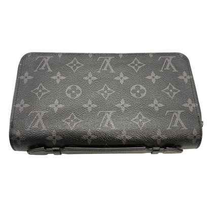 3479 Louis Vuitton Long Wallet Zippy XL M61698 Monogram Eclipse LV Wallet Black