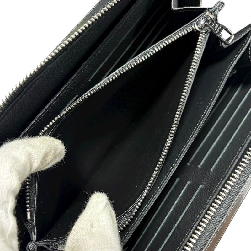 3479 Louis Vuitton Long Wallet Zippy XL M61698 Monogram Eclipse LV Wallet Black