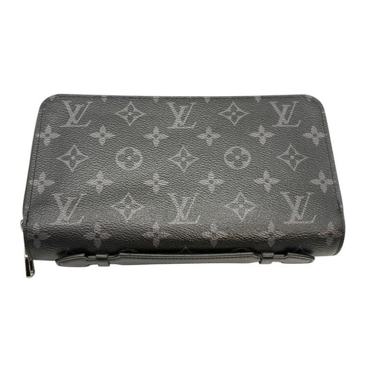 3479 Louis Vuitton Long Wallet Zippy XL M61698 Monogram Eclipse LV Wallet Black