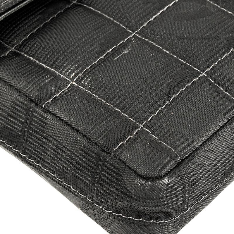 Chanel New Travel Line Chain Shoulder Bag Nylon Black Hardware 7 Digits 7s