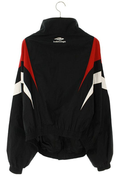 Balenciaga 24SS 790756 Tpq38 Off-shoulder Track Nylon Blouson Men's XS
