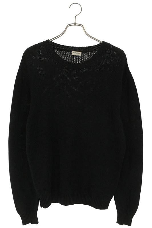 Saint Laurent Paris 17SS 453765 Y1sf1 Low Gauge Cotton Crew Neck Knit Men's XL