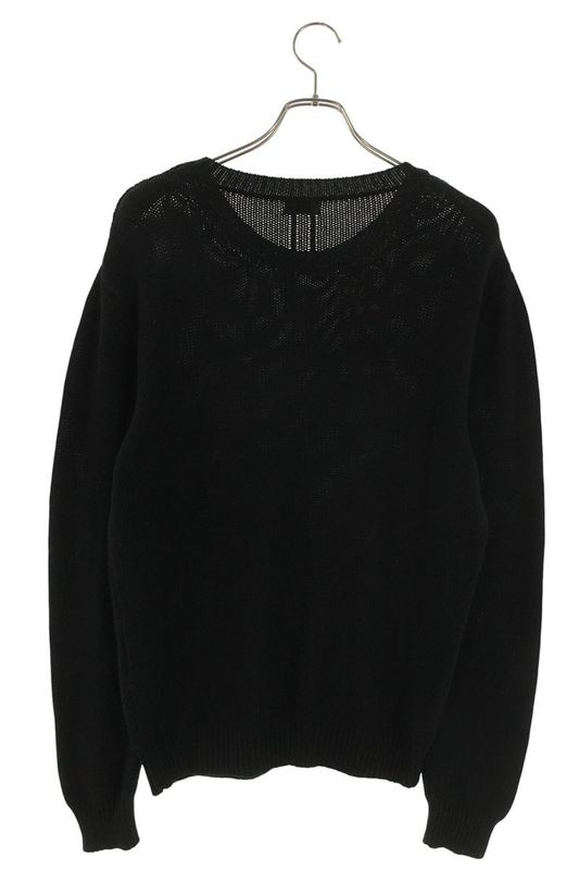 Saint Laurent Paris 17SS 453765 Y1sf1 Low Gauge Cotton Crew Neck Knit Men's XL