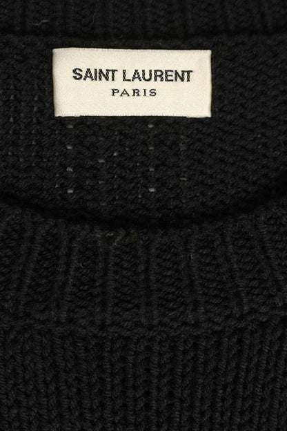Saint Laurent Paris 17SS 453765 Y1sf1 Low Gauge Cotton Crew Neck Knit Men's XL