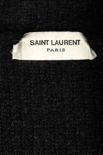 Saint Laurent Paris 665882 Y75dd Mohair Turtleneck Knit Men's XS