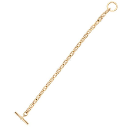 Hermes Chaine D'ancre TPM 18K Yellow Goldchaine D'ancre Tpmbracelet Men's TPM