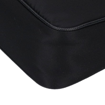 Prada Nylon Handbag With Triangle Logo Plate Men's